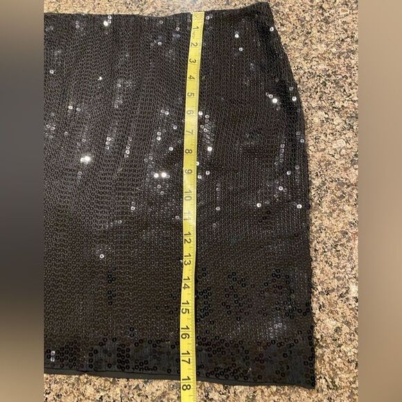 Michael Kors black sequin lightweight mini skirt Size 6 - Picture 7 of 9